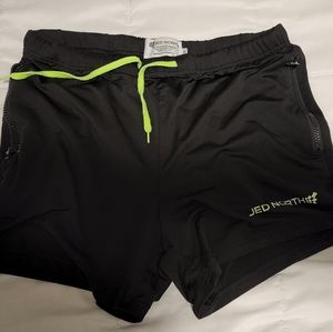 Jed North Men's Fitted Bodybuilding Workout Gym Running Tight Lifting Shorts